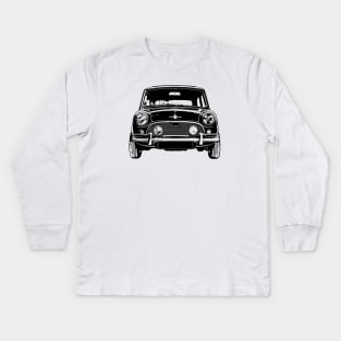 Mini Cooper S MK1 Sketch Art Kids Long Sleeve T-Shirt